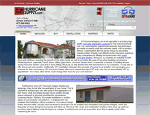 Tablet Screenshot of diyhurricanesupply.com